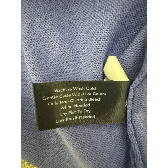 Boston Proper Periwinkle Illusion Neckline Knit Sweater Top Shirt Size XS - Picture 6 of 6